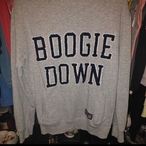 Boogie Down Grey Men’s Crewneck Sweater